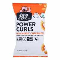Lesser Evil - Power Curls No-Cheese Cheesiness - Case of 12-4 oz.