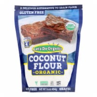 Let's Do Organics Organic Flour - Coconut - Case of 6 - 16 oz.