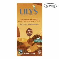 Lily's Sweets Chocolate Bar - Caramelized & Salted - Case of 12 - 2.80 oz.