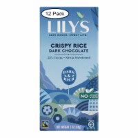 Lily`s - Chocolate Bar - Dark Chocolate - 55 Percent Cocoa - Crispy Rice
