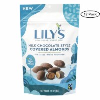 Lily's Sweets - Cvrd Almond Milk Chocolate Stevia - Case of 12 - 3.5 oz.
