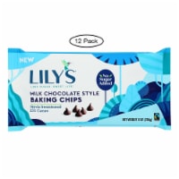 Lily`s - Sweets - Baking Chips Milk Choclat - Case of 12 - 9 oz.