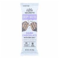 Little Secrets Crispy Wafer - Dark Chocolate With Sea Salt - Case of 12 - 1.4 oz.