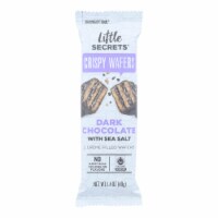 Little Secrets Crispy Wafer - Dark Chocolate With Sea Salt - Case of 12 - 1.4 oz.