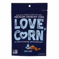 Love Corn Premium Crunchy Corn Snack - Case of 12 - 4 oz.