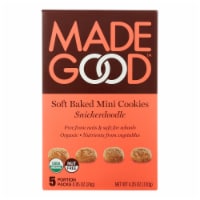 Made Good - Cookies Soft Mini Snickerdoodle - Case of 6 - 4.25 oz.