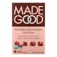 Made Good - Cookies Soft Mini Red Velvet - Case of 6 - 4.25 oz.