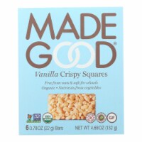 Made Good Crispy Squares - Vanilla - Case of 6 - 4.68 oz.
