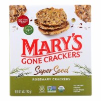Mary's Gone Crackers - Cracker Rosemary - Case of 6 - 5.00 oz.