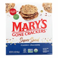 Mary's Gone Crackers Super Seed - Everything - Case of 6 - 5.5 oz.