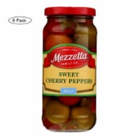 Mezzetta Sweet Cherry Peppers - Case of 6 - 16 oz.