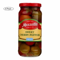 Mezzetta Sweet Cherry Peppers - Case of 6 - 16 oz.