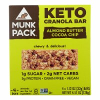 Munk Pack - Green Bar Keto Almond Butter Coco - Case of 6 - 4/1.12oz.