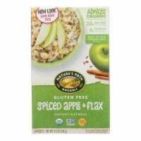 Nature's Path Organic Hot Oatmeal - Spiced Apple with Flax - Case of 6 - 11.3 oz.