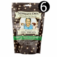 Newman's Own Organics Turkey and Sweet Potato Treats - Organic - Case of 6 - 10 oz.