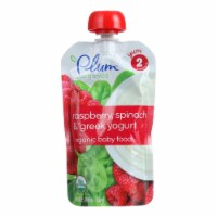 Raspberry Spinach and Greek Yogurt - Stage 2 - 6 Months and Up - 3.5 .oz - Case of 6