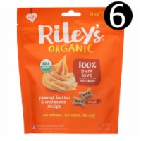 Dog Treats, Peanut Butter & Molasses Recipe, Small - Case of 6 - 5 oz.