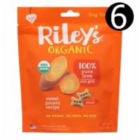 Riley's Organics Organic Dog Treats, Sweet Potato Recipe, Small - Case of 6 - 5 oz.