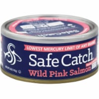 Safe Catch - Salmon Pink Wld Ns Added - Case of 6 - 5 oz.