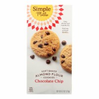 Simple Mills Chocolate Chip Cookies - Case of 6 - 6.2 oz.