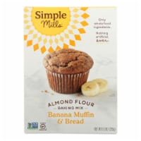 Simple Mills Almond Flour Banana Muffin and Bread Mix - Case of 6 - 9 oz.