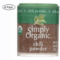 Simply Organic Chili Powder - Organic - .6 oz - Case of 6
