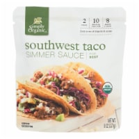 Simply Organic Simmer Sauce - Organic - Southwest Taco - Case of 6 - 8 oz.