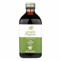 Simply Organic Pure Vanilla Extract - Case of 6 - 8 Fl oz.