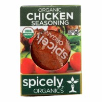 Spicely Organics - Organic Chicken Kabob Seasoning - Case of 6 - 0.4 oz.
