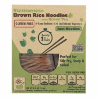 Noodles - Brown Rice - Vietnamese - with Organic Green Tea - 8.6 oz - case of 6