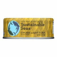 Sustainable Seas - Tuna Chunk Light In H2o - Case of 12 - 5 oz.