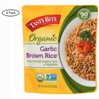 Tasty Bite Rice - Garlic Brown - 8.8 oz - case of 6