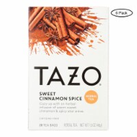 Tazo Tea Herbal Tea - Sweet Cinnamon Spice - Case of 6 - 20 BAG