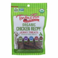 Tender & True Organic Chicken Jerky Treats  - Case of 10 - 4 oz.