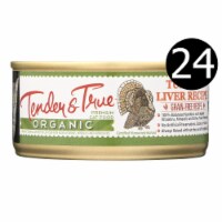 Tender & True Cat Food, Turkey And Liver - Case of 24 - 5.5 oz.