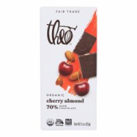 Classic - Dark Chocolate - 70 Percent Cacao - Cherry and Almond - 3 oz Bars - Case of 12