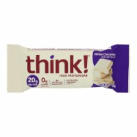 Think Products Thin Bar - White Chocolate - Case of 10 - 2.1 oz.