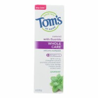 Tom's Of Maine - Tp Whole Care Sprmnt Fluor - Case of 6 - 4 oz.