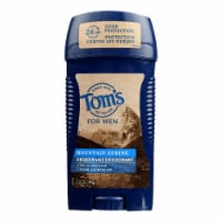 Tom's Of Maine - Deodorant Stick Mens Mountain Spring - Case of 6-2.8 oz - Father's Day Gift