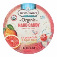 Organic Hard Candy - Pink Grapefruit and Tupelo Honey - 2 oz - Case of 8