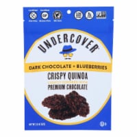 Undercover Quinoa - Crispy Quinoa Dk Ch Blbry - Case of 12 - 2 oz.
