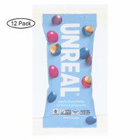 Unreal - Chocolate Gems Dk Peanut - Case of 12 - 1.5 oz.