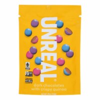 Unreal - Crispy Quinoa Chocolate Gems - Dark Chocolate - Case of 6 - 5 oz.