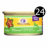 Wellness Pet Products Cat Food - Turkey Entr?e - Case of 24 - 3 oz.