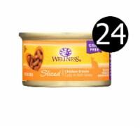 Wellness Pet Products Cat Food - Chicken Entr?e - Case of 24 - 3 oz.
