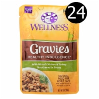 Pet Products Cat Food - Gravies with Bits of Chicken and Turkey Smothered In Gravy