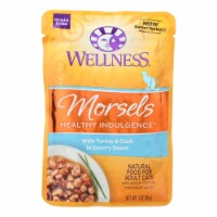 Wellness Turkey And Duck Morsels In Savory Sauce - Case Of 24 - 3 Oz. Perspective: Main