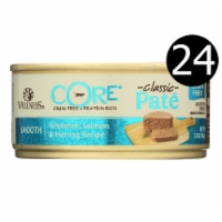Wellness Pet Products Cat Food - Core White Fish Salmon and Herring - Case of 24 - 5.5 oz.