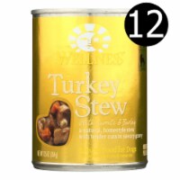 Wellness Pet Products Dog Food - Turkey with Barley and Carrots - Case of 12 - 12.5 oz.