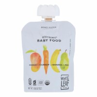 White Leaf Provisions - Baby Food Mango + Carrot + Banana + Pear - Case of 6 - 3.17 oz.
